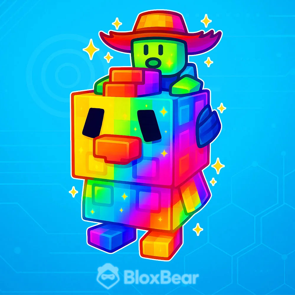 Rainbow Chicken Zombie