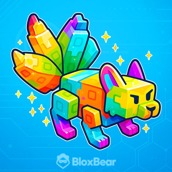 Rainbow Corrupted Kitsune