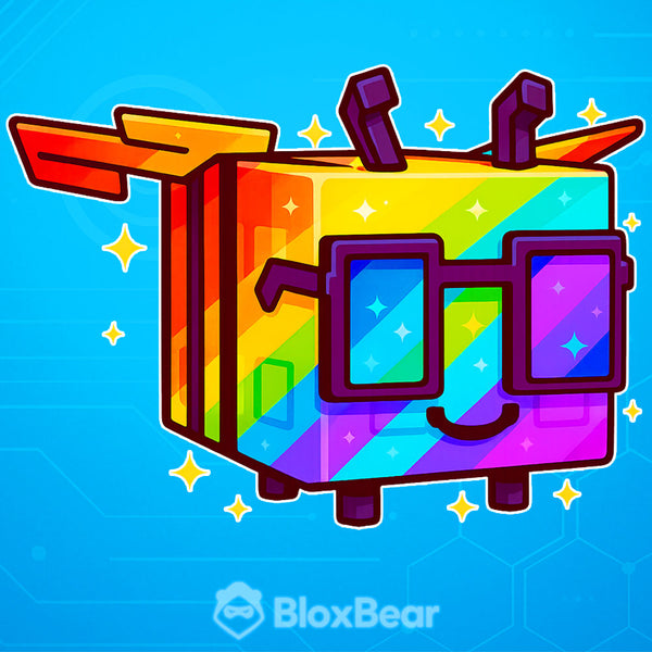 Rainbow Disco Bee